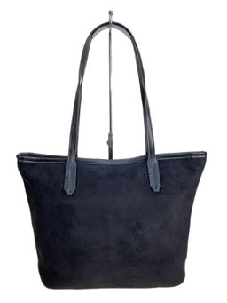 Женская сумка из искусственной замши, цвет черный - Greta фото 2