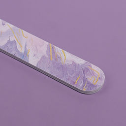 Цена за 3 шт. Пилка для ногтей «Сияй ярче всех!», прямая, 180/240 грит, 18 см, разноцветная