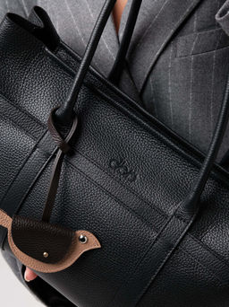 Кожаная сумка Birdy DBR 31229 черный  фото 8