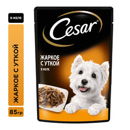 Паучи для взрослых собак, жаркое с уткой в желе, 85г 10222851
