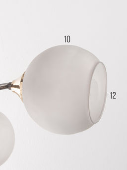 Люстра «Севиль» 2094/4, 4×60 Вт, Е27, 53×24 см, кофе/золото