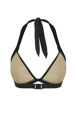 TRENDYOLMILLA Siyah Ucgen Boyundan Baglamal? Bikini Ustu TBESS25BU00051  фото 11