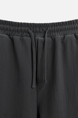 TEXTURED JOGGER BERMUDA SHORTS - Zara фото 33
