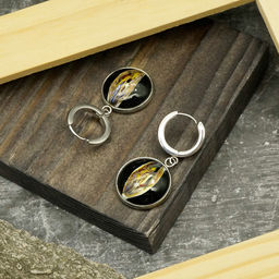 Серьги из муранского стекла