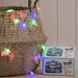 Гирлянда Нить 3 м с насадками Ёлки, IP20, прозрачная нить, 20 LED, батарейки AAх3 (нет в комплекте), свечение мульти - Luazon lighting фото 8