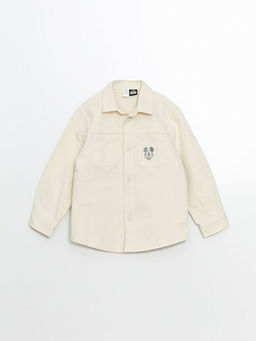 Mickey Mouse Bask?l? Erkek ?ocuk G?mlek