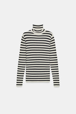 EXTRA-SOFT STRIPED KNIT JUMPER - Zara фото 10