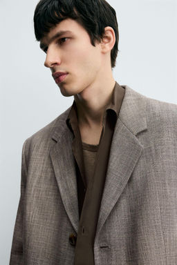 TEXTURED SUIT BLAZER - Zara фото 5