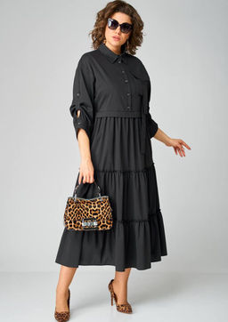 Платье EVA GRANT 7176В черный