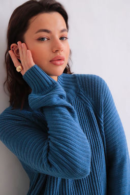 Martichelli Платье вязаное в цвете морской волны  фото 8