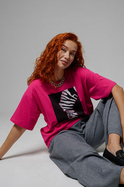 8506/1 Футболка женская оверсайз