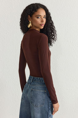 TRENDYOLMILLA K?rm?z? Cut Out/Pencere Detayl? Buzgulu C?tc?tl? Orme TPRSS25BD00000  фото 5