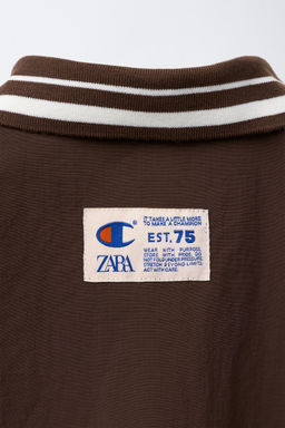 NYLON JACKET WITH CHAMPION ® X ZARA BAG  фото 5