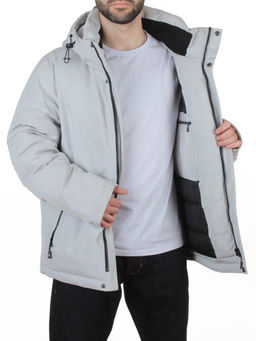 D6313 LT. GRAY Куртка мужская зимняя (200 гр. холлофайбер)