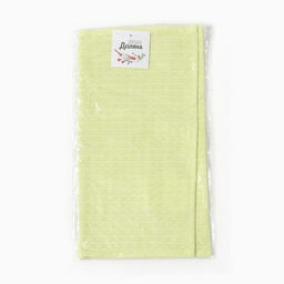 Полотенце Доляна цвет жёлтый 35х60 см, 100% хлопок, крупная вафля 220 г/м2  фото 2