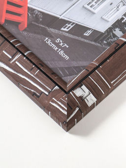 Фоторамка для фото 13×18 см «Моррис», пластик, т. коричневый, 23×18×2 см