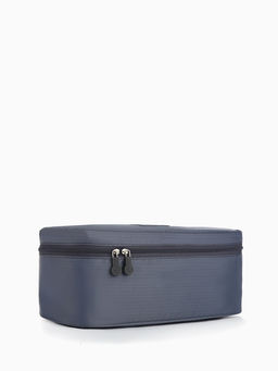 Косметичка на молнии, цвет серый