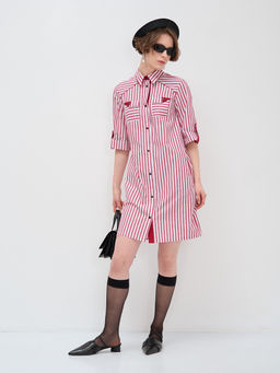 Платье с яркими вставками OD-273-2