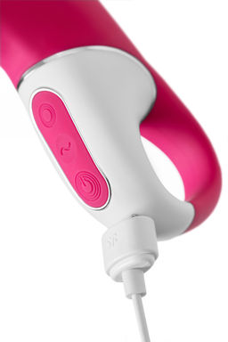 Нереалистичный вибратор Satisfyer Embrace me, силикон, красный  фото 13