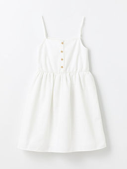 Kare Yaka K?z ?ocuk Elbise