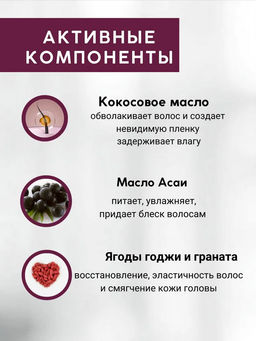 Шампунь с антиоксидантами Суперфрукты БЕЗ силиконов 500 мл . NEW - Kallos cosmetics фото 4