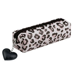 Пенал школьный Феникс+, арт.71965/ 25 ПРИНТ ЛЕОПАРД 19,5х5,5х6 см, искусственная кожа, молния, цифро