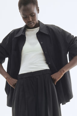 Pantal?n culotte plisado - H&m фото 5