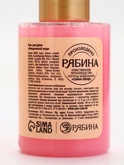 Подарочный набор новогодний Время волшебства, гель для душа 2 шт. и мочалка для тела, URAL LAB