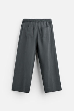 RELAXED FIT FLOWING TROUSERS - Zara фото 7