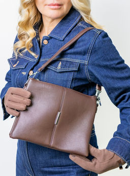 Сумка женская Lanotti 909/темно-коричневый