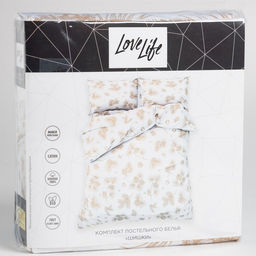 Постельное бельё LoveLife 1,5сп Шишки 143х215 см, 150х225 см, 50х70 см-2шт, 100%хлопок, сатин  фото 5