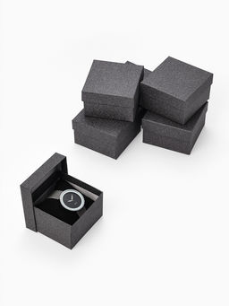 Набор коробочек подарочных 6 шт. под браслет/часы «Блеск», 9×9, цвет чёрный (7892894)