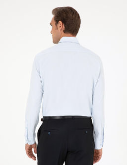 A__k Mavi Regular Fit Uzun Kollu Basic G_mlek