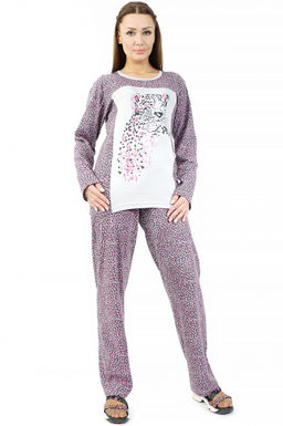 Арт. 4256 Пижама с брюками 48-56 (5 шт) Цвет:ассорти