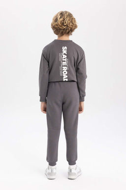 Спортивные штаны с принтом для мальчиков - Defacto фото 7