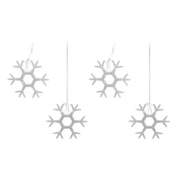 ULD-E1503-036/DTA BLUE IP20 SNOWFLAKES-1 Занавес светодиодный фигурный Снежинки-1, 1,5х0,3м. 6 подвесов. 36 светодиодов. Синий свет. Провод прозрачный. TM Uniel. - Volpe фото 4