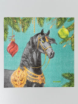 Цена за 3 шт. Салфетки бумажные двухслойные «С Новым Годом. Лошадь», 33×33 см, набор 20 штук