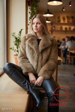 Шуба женская из экомеха