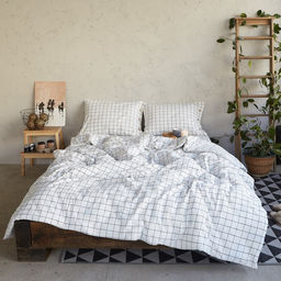Постельное бельё Этель Клетка евро 200х220 см, 240х220 см, 50х70-2шт фото 2