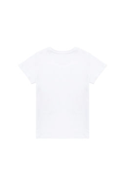 Белая футболка с круглым вырезом для мальчиков - U.s. polo assn фото 5