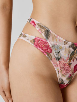 Infinity / Трусы стринги-бразилиано жен. Olavo розовый принт - Infinity Lingerie фото 5