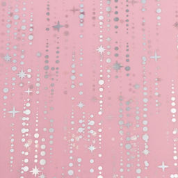 Пленка для цветов Падающие звезды, 58 см х 5 м розовый - Simaland фото 3