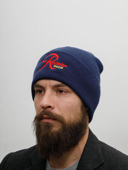 Шапка AMERICAN NEEDLE арт. 21019A-RAINIER PBR Rainier Beer Cuffed Knit (темно-синий) фото 4