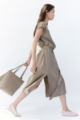 Vestido midi con cinturon - H&m фото 4