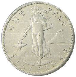 1 песо 1909 года Филиппины (Администрация США)