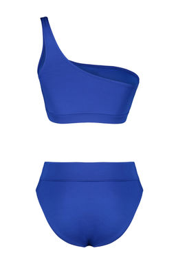 TRENDYOLMILLA Saks Tek Omuz Yuksek Bel Regular Bikini Tak?m? TBESS24BT00126 фото 8