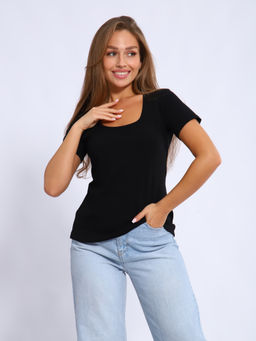 Футболка женская 6-203 (чёрный)