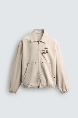 CAZADORA RELAXED FIT PARCHES / Crudo - Zara фото 7