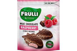 OZera, конфеты Frulli суфле малины в шоколаде, 125 г