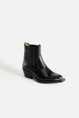 ANKLE BOOTS WITH LEATHER TOECAP 50TH ANNIVERSARY - Zara фото 4